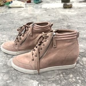 L Paolo soft suede high tops